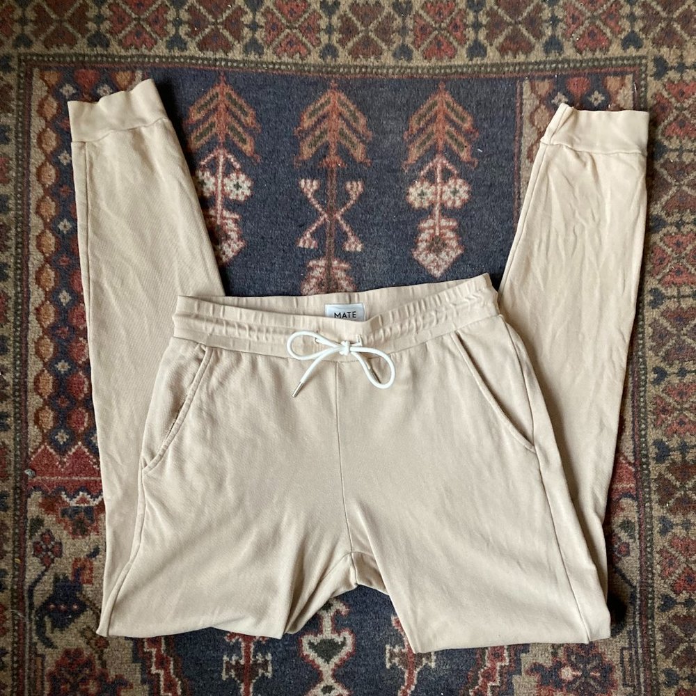 MATE the Label Organic Terry Joggers Latte S